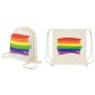 PRIDE - COTTON LGBT FLAG BACKPACK PRIDE - COTTON LGBT FLAG BACKPACK
