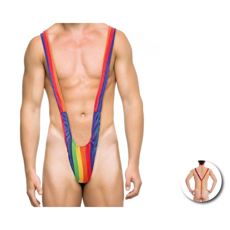 PRIDE - MEN'S TRIKINI RAINBOW FLAG PRIDE - MEN'S TRIKINI RAINBOW FLAG
