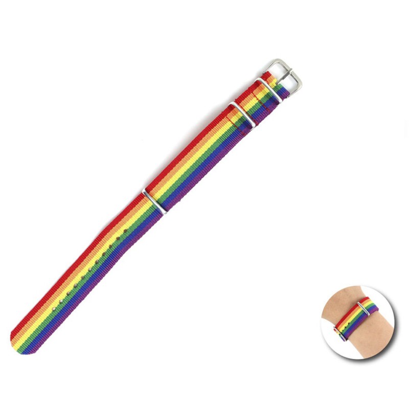 FIERTÉ - BRACELET DRAPEAU ARC-EN-CIEL FIERTÉ - BRACELET DRAPEAU ARC-EN-CIEL