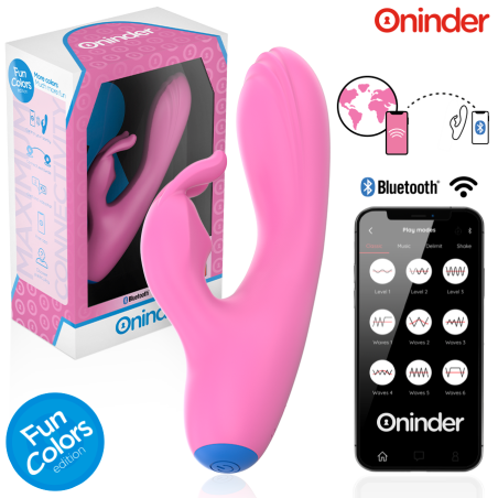 ONINDER CUTE - VIBRATORE CONIGLIETTO D'AMORE PER PUNTO G E CLITORIDE - APP GRATUITA IN TUTTO IL MONDO