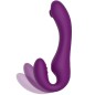 XOCOON - 2 IN 1 STRAPLESS STRAP-ON VIBRATOR WITH REMOTE CONTROL PURPLE XOCOON - 2 IN 1 STRAPLESS STRAP-ON VIBRATOR WITH REMOTE CONTROL PURPLE