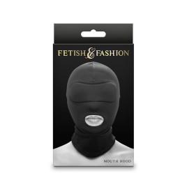 NS NOVELTIES - FETISH FASHION CAGOULE BOUCHE NYLON NOIR