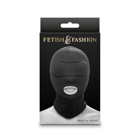 NS NOVELTIES - FETISH FASHION CAGOULE BOUCHE NYLON NOIR