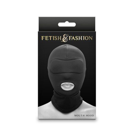 NS NOVELTIES - FETISH FASHION CAGOULE BOUCHE NYLON NOIR
