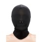 NS NOVELTIES - FETISH FASHION CAPPUCCIO BOCCA CHIUSA CON CERNIERA NYLON NERO NS NOVELTIES - FETISH FASHION CAPPUCCIO BOCCA CHIUSA CON CERNIERA NYLON NERO