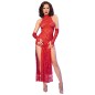 CHILIROSE - CR 4853 ROTES SPITZENKLEID MIT HANDSCHUHEN S/M CHILIROSE - CR 4853 ROTES SPITZENKLEID MIT HANDSCHUHEN S/M