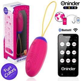 ONINDER CUTE - ŒUF EN SILICONE À VIBRATION ET À ONDE AMOUREUX - APPLICATION GRATUITE DANS LE MONDE ENTIER