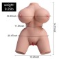 XISE - FRIEDA TORSO FEMMINILE REALISTICO CON VIBRAZIONE 36 CM XISE - FRIEDA TORSO FEMMINILE REALISTICO CON VIBRAZIONE 36 CM