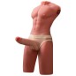 XISE - JASON HALF BODY REALISTIC MALE TORSO WITH THRUSTING AND VIBRATION 55 CM XISE - JASON HALF BODY REALISTIC MALE TORSO WITH THRUSTING AND VIBRATION 55 CM