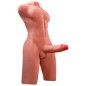 XISE - JASON HALF BODY REALISTIC MALE TORSO WITH THRUSTING AND VIBRATION 55 CM XISE - JASON HALF BODY REALISTIC MALE TORSO WITH THRUSTING AND VIBRATION 55 CM