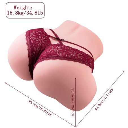 XISE - MARISA MULTIPOSITION REALISTIC VAGINA MASTURBATOR WITH THRUSTING