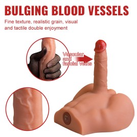 XISE - PEEL DILDO ASS REALISTIC DILDO MASTURBATOR FRONT POSITION WITH THRUSTING 17.5 CM