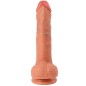 SHEQU - JULIAN DILDO AND CLITORIS STIMULATOR WITH VIBRATION AND REMOTE CONTROL 16 CM