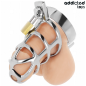 ADDICTED TOYS LOCKED - GABBIA PER PENE IN METALLO CON BLOCCAGGIO ARGENTO TAGLIA S ADDICTED TOYS LOCKED - GABBIA PER PENE IN METALLO CON BLOCCAGGIO ARGENTO TAGLIA S