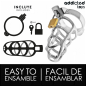 ADDICTED TOYS LOCKED - GABBIA PER PENE IN METALLO CON BLOCCAGGIO ARGENTO TAGLIA S ADDICTED TOYS LOCKED - GABBIA PER PENE IN METALLO CON BLOCCAGGIO ARGENTO TAGLIA S