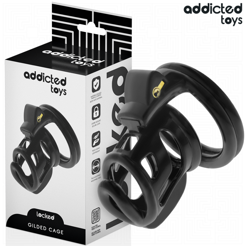 ADDICTED TOYS LOCKED - GILDEN CAGE PENISKÄFIG 8,5 CM ADDICTED TOYS LOCKED - GILDEN CAGE PENISKÄFIG 8,5 CM
