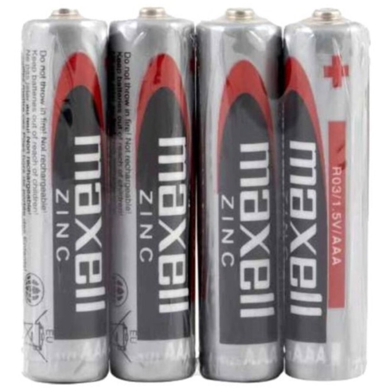 MAXELL - BATTERIE AU MANGANÈSE AAA R03 RÉTRACTABLE*4 MAXELL - BATTERIE AU MANGANÈSE AAA R03 RÉTRACTABLE*4