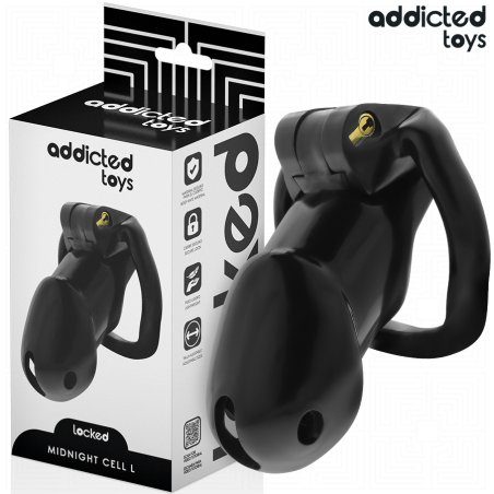 ADDICTED TOYS LOCKED - MINDNIGHT CELL CAGE À PÉNIS TAILLE L