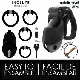 ADDICTED TOYS LOCKED - MINDNIGHT CELL GABBIA PER PENE TAGLIA M