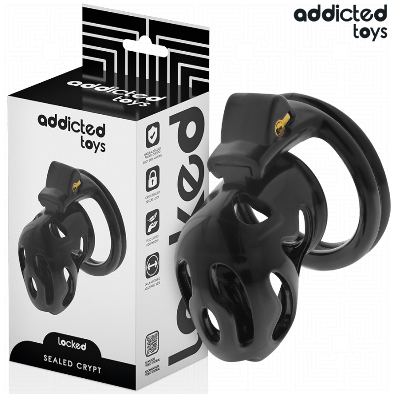 ADDICTED TOYS LOCKED - À PÉNIS CRYPTÉE VERROUILLÉE ET SCELLÉE 8 CM ADDICTED TOYS LOCKED - À PÉNIS CRYPTÉE VERROUILLÉE ET SCELLÉE 8 CM