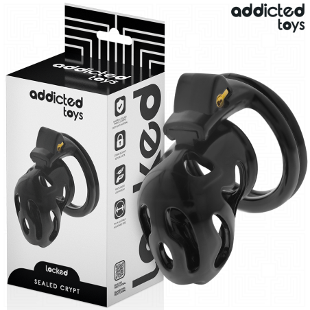 ADDICTED TOYS LOCKED - À PÉNIS CRYPTÉE VERROUILLÉE ET SCELLÉE 8 CM