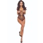 PASSION - BS115 BODYSTOCKING NOIR GRILLE PASSION - BS115 BODYSTOCKING NOIR GRILLE
