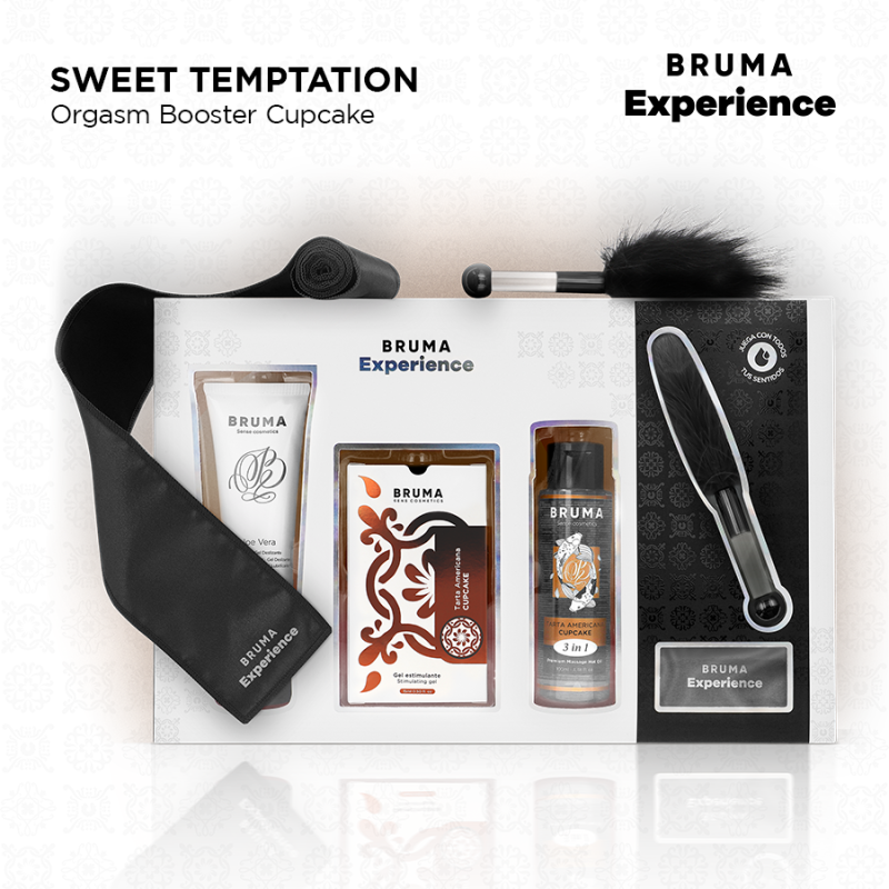 BRUMA XPERIENCE - KIT TENTATION DE TARTE AMÉRICAINE DOUCE AVEC AMPLIFICATEUR D'ORGASME BRUMA XPERIENCE - KIT TENTATION DE TARTE AMÉRICAINE DOUCE AVEC AMPLIFICATEUR D'ORGASME