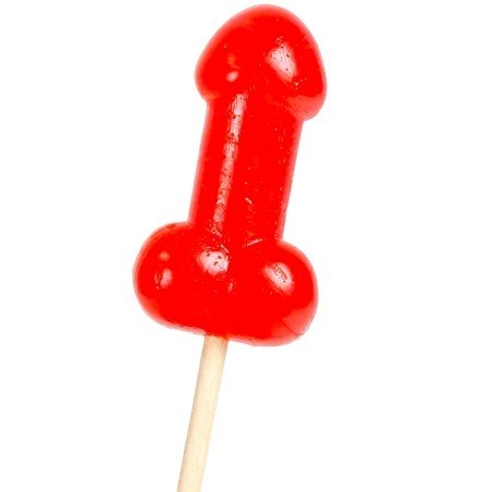 SECRETPLAY - LECCA-LECCA A FORMA DI PENE DI CARAMELLA ALLA CILIEGIA CON EFFETTO CALORE PICCANTE