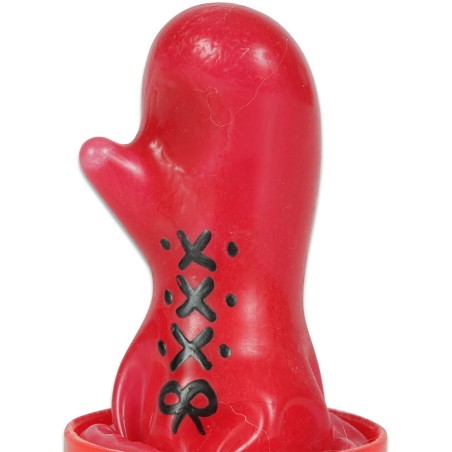 CONDOMERIE - PRÉSERVATIFS FANTAISIE PEINTS À LA MAIN GANT DE BOXE