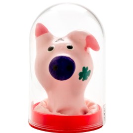 CONDOMERIE - PRÉSERVATIFS FANTAISIE PEINTS À LA MAIN TÊTE DE COCHON