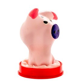 CONDOMERIE - PRÉSERVATIFS FANTAISIE PEINTS À LA MAIN TÊTE DE COCHON