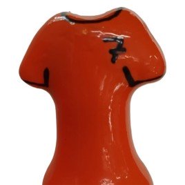 CONDOMERIE - PRÉSERVATIFS FANTAISIE PEINTS À LA MAIN T-SHIRT ORANGE