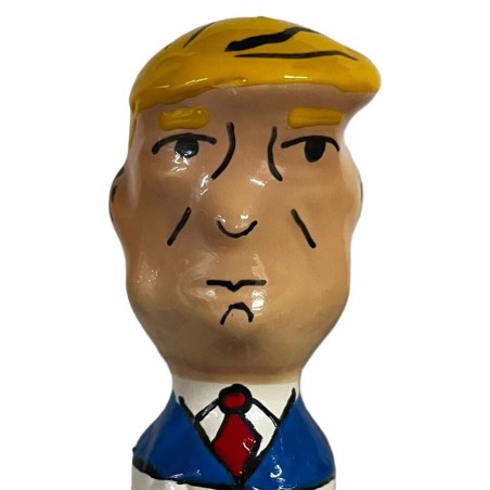 CONDOMERIE - PRÉSERVATIFS FANTAISIE PEINTS À LA MAIN GRUMPY TRUMP XL