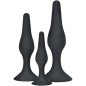 TOYJOY - ANAL PLAY CURVY COMPANIONS PLUG ANALE 3 PEZZI NERO TOYJOY - ANAL PLAY CURVY COMPANIONS PLUG ANALE 3 PEZZI NERO