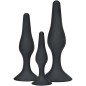 TOYJOY - Plug anal CURVY COMPANIONS 3 pièces Noir TOYJOY - Plug anal CURVY COMPANIONS 3 pièces Noir