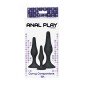 TOYJOY - Plug anal CURVY COMPANIONS 3 pièces Noir TOYJOY - Plug anal CURVY COMPANIONS 3 pièces Noir