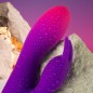 ROCKS-OFF - GLO-GIRL LILA RABBIT VIBRATOR ROCKS-OFF - GLO-GIRL LILA RABBIT VIBRATOR