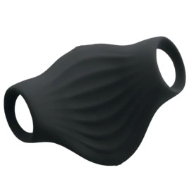 ROCKS-OFF - VIBRATORE FLESSIBILE PALM BLACK MASTURBATOR
