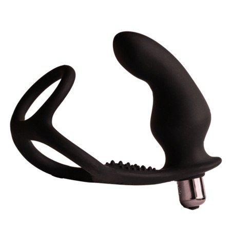 ROCKS-OFF - RO-ZEN RRO PLUG ANALE CON ANELLO VIBRANTE PER IL PENE NERO