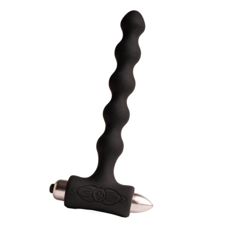 ROCKS-OFF - PETITE SENSATIONS PEARLS ANAL PLUG VIBRATOR SCHWARZ