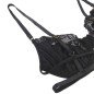 SUBBLIME - ENSEMBLE 3 PIÈCES SOUTIEN-GORGE + STRING + JARRETIÈRE DENTELLE NOIR S/M SUBBLIME - ENSEMBLE 3 PIÈCES SOUTIEN-GORGE + STRING + JARRETIÈRE DENTELLE NOIR S/M