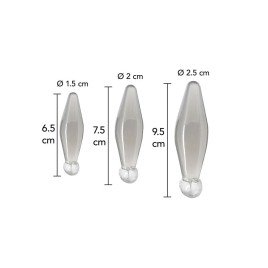 TOYJOY - GIOCO ANALE FINGER RIMMER 3 PEZZI TRASPARENTE