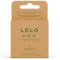 LELO - PRESERVATIVI ORGANICI HEX CONFEZIONE DA 3 UNITÀ LELO - PRESERVATIVI ORGANICI HEX CONFEZIONE DA 3 UNITÀ