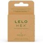 LELO - HEX BOÎTE DE PRÉSERVATIFS BIOLOGIQUES 3 UNITÉS