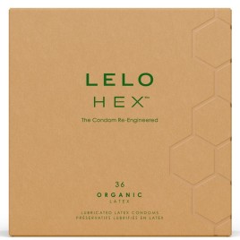 LELO - PRESERVATIVI ORGANICI HEX CONFEZIONE DA 36 UNITÀ