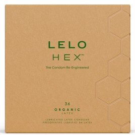 LELO - HEX BOÎTE DE PRÉSERVATIFS BIOLOGIQUES 36 UNITÉS