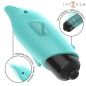 INTENSE - ECHO VIBRATING BULLET DOLPHIN BLUE 8 X 4.7 CM INTENSE - ECHO VIBRATING BULLET DOLPHIN BLUE 8 X 4.7 CM