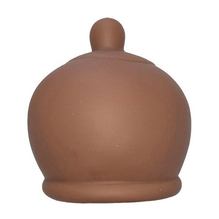 DIABLO PICANTE - JOUET ANTI-STRESS EN FORME DE SEIN MARRON