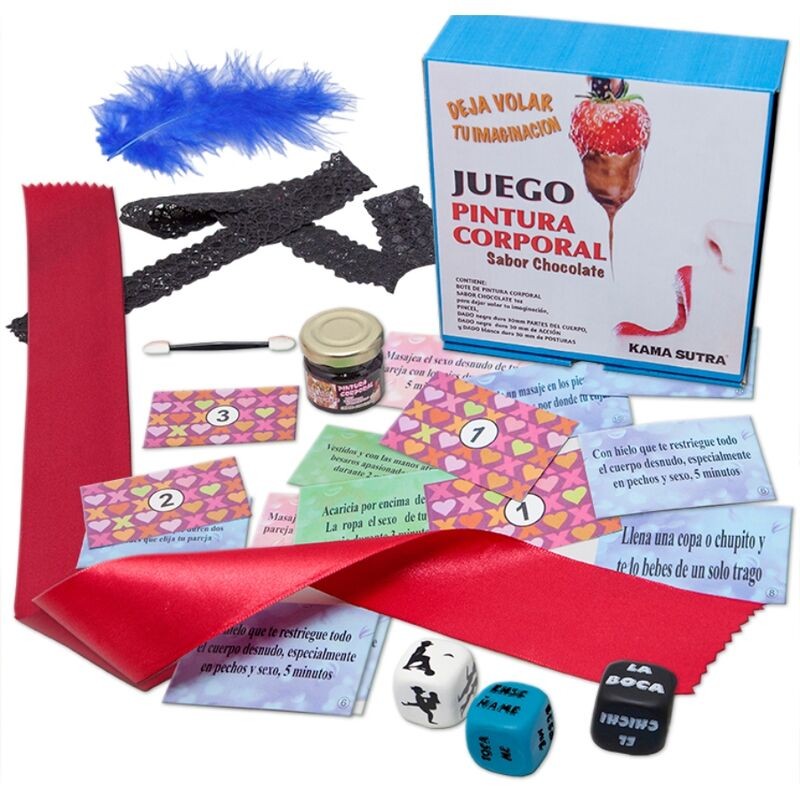 DIABLO PICANTE - WÜRFELSPIEL MIT KÖRPERFARBE DIABLO PICANTE - WÜRFELSPIEL MIT KÖRPERFARBE