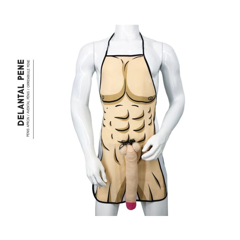 DIABLO PICANTE - TABLIER PÉNIS 3D MUSCULAIRE ET AUDACIEUX DIABLO PICANTE - TABLIER PÉNIS 3D MUSCULAIRE ET AUDACIEUX